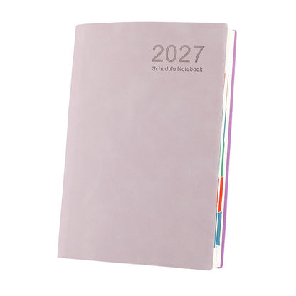 2027 Agenda giornaliera minimalista taccuino