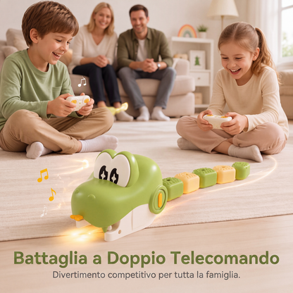 Giocattolo serpente telecomandato con segmenti magnetici componibili
