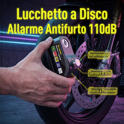 Lucchetto per freno a disco impermeabile resistente