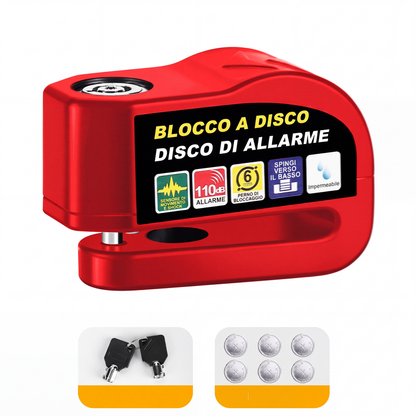 Lucchetto per freno a disco impermeabile resistente