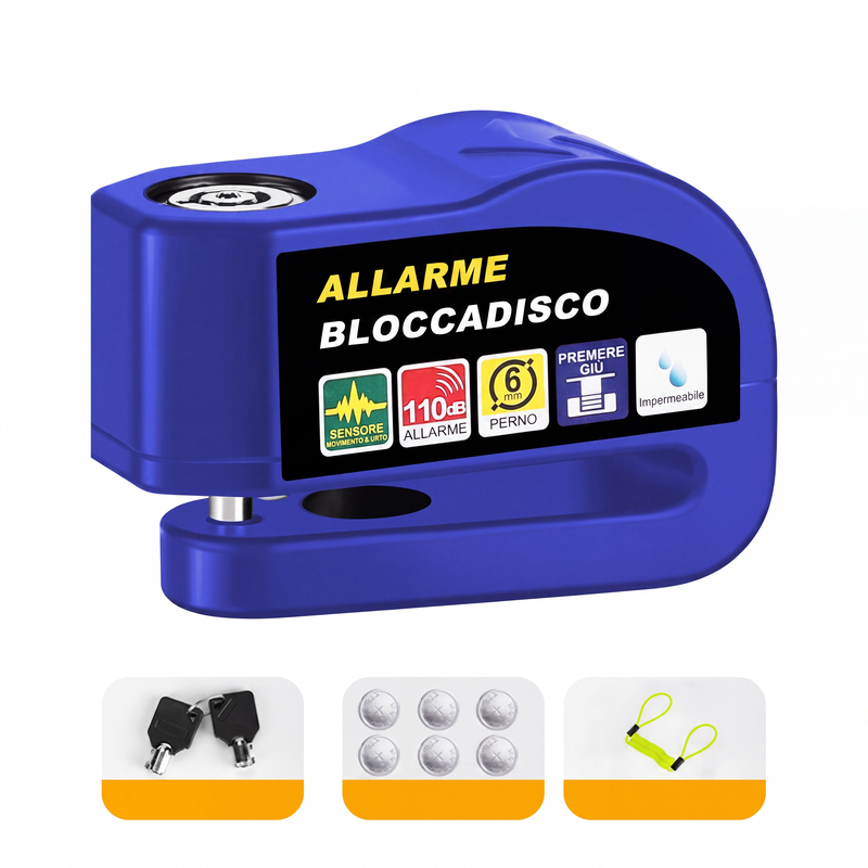 Lucchetto per freno a disco impermeabile resistente