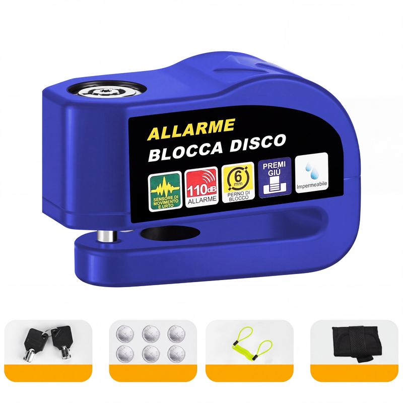 Lucchetto per freno a disco impermeabile resistente