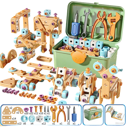 🔥 -50% Oggi: Kit di Strumenti Giocattolo Educativi Fai da Te per Bambini – Set di costruzioni STEM con trapano giocattolo, stimola creatività e ingegneria. Perfetto per bambini e bambine.