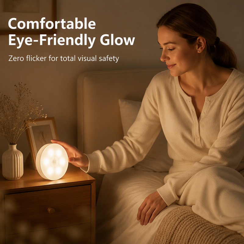 Lampada notturna LED magnetica wireless con sensore di movimento