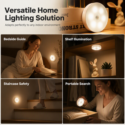 Lampada notturna LED magnetica wireless con sensore di movimento