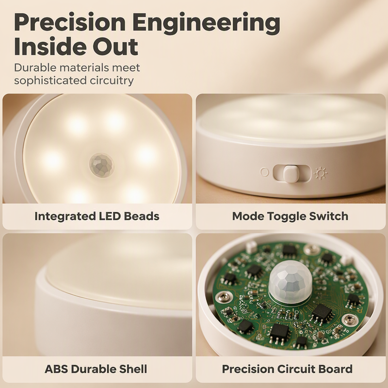 Lampada notturna LED magnetica wireless con sensore di movimento