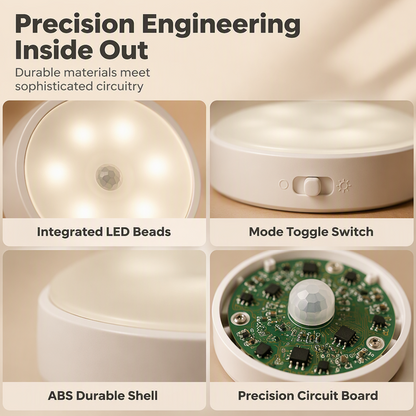 Lampada notturna LED magnetica wireless con sensore di movimento