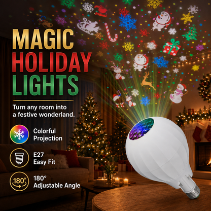 🔥 -50% Oggi: Proiettore Rotante Colorato per Atmosfera Natalizia – Crea giochi di luce magici su pareti e soffitto, perfetto per decorare casa, negozio o giardino durante le feste.