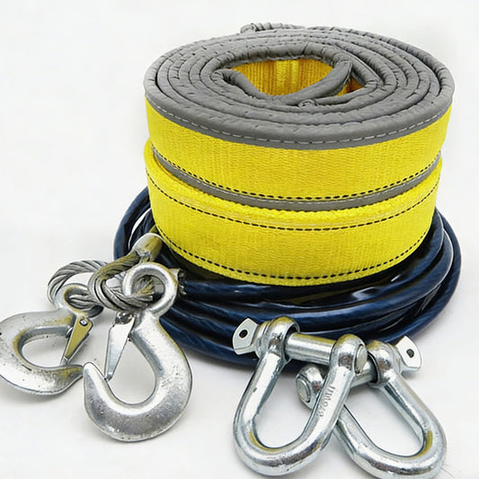 Corda di traino da 8 tonnellate con ganci a staffa a U