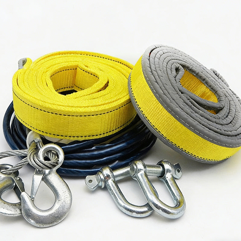Corda di traino da 8 tonnellate con ganci a staffa a U