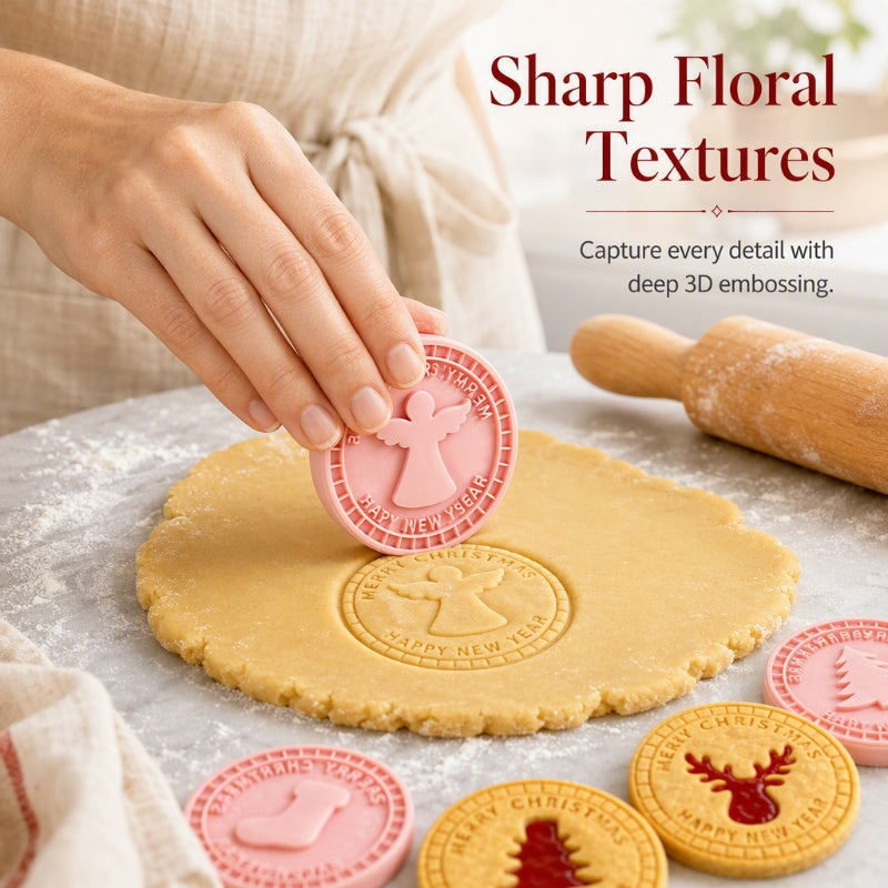 🥳 PROMOZIONE UNICA 2026! 🥳✨ Set di stampini per biscotti natalizi – motivi di Natale, divertimento e dolci preparazioni!