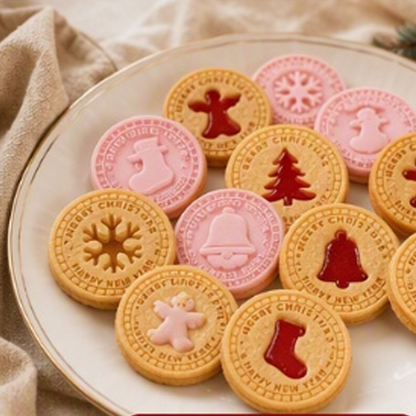 🥳 PROMOZIONE UNICA 2026! 🥳✨ Set di stampini per biscotti natalizi – motivi di Natale, divertimento e dolci preparazioni!