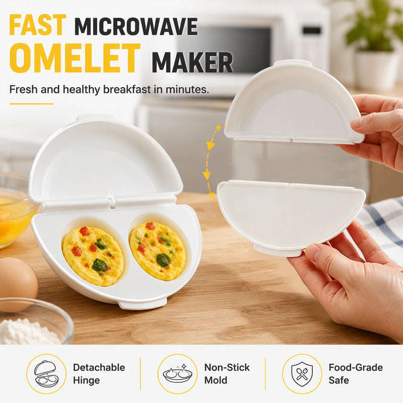 🍳 Cottomelette 2‑in‑1 per uova per microonde