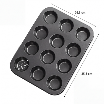 Stampo per mini bundt cake antiaderente a più cavità