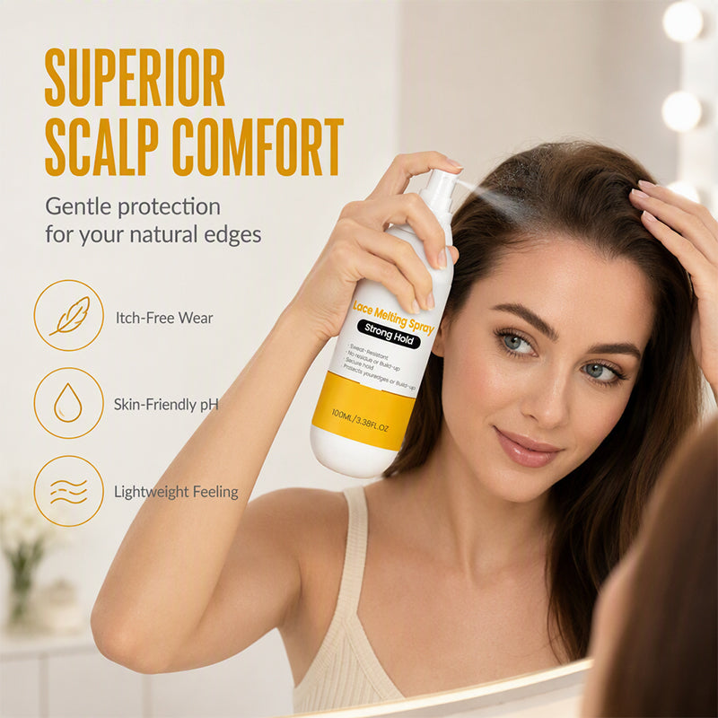 Spray fissante forte per fondere il lace