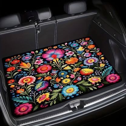 🚗🛡️ -50% ! 🌟Tappeto bagagliaio auto universale – Velluto cristallo e fondo antiscivolo