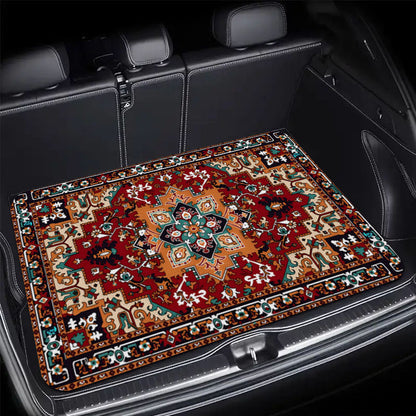 🚗🛡️ -50% ! 🌟Tappeto bagagliaio auto universale – Velluto cristallo e fondo antiscivolo