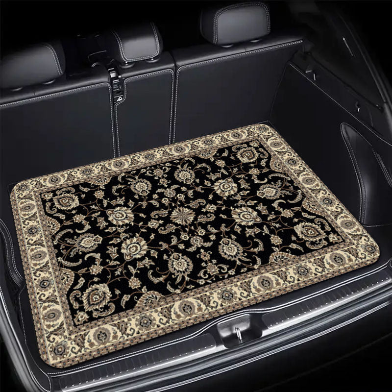 🚗🛡️ -50% ! 🌟Tappeto bagagliaio auto universale – Velluto cristallo e fondo antiscivolo