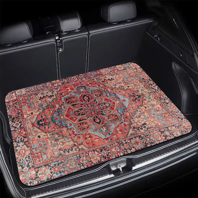 🚗🛡️ -50% ! 🌟Tappeto bagagliaio auto universale – Velluto cristallo e fondo antiscivolo