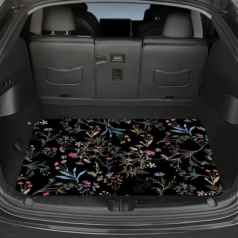 🚗🛡️ -50% ! 🌟Tappeto bagagliaio auto universale – Velluto cristallo e fondo antiscivolo