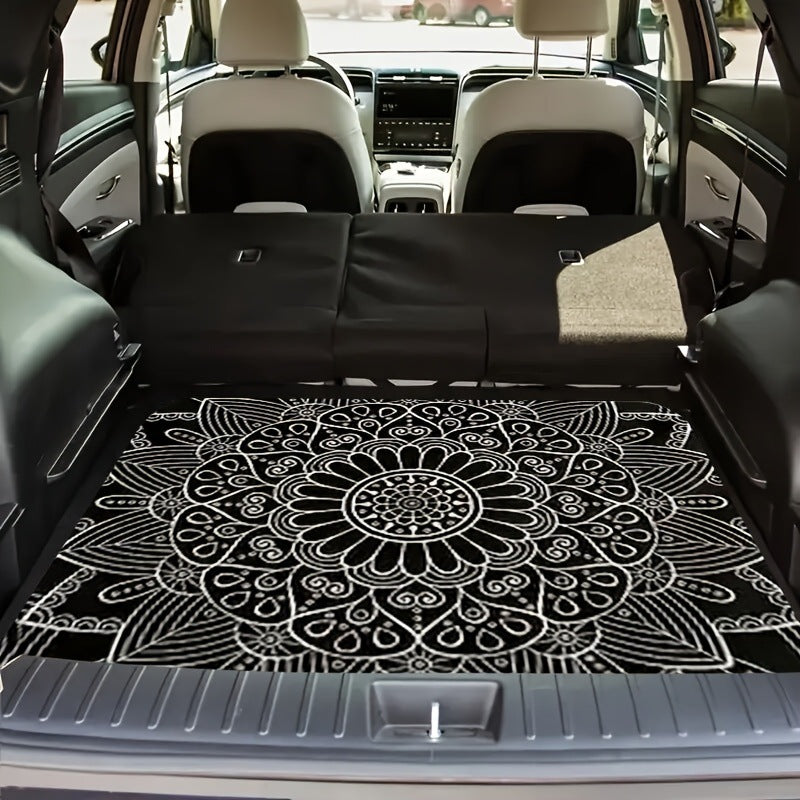 🚗🛡️ -50% ! 🌟Tappeto bagagliaio auto universale – Velluto cristallo e fondo antiscivolo