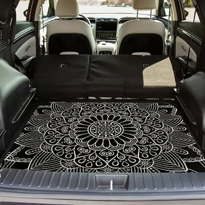 🚗🛡️ -50% ! 🌟Tappeto bagagliaio auto universale – Velluto cristallo e fondo antiscivolo