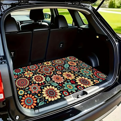 🚗🛡️ -50% ! 🌟Tappeto bagagliaio auto universale – Velluto cristallo e fondo antiscivolo