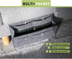 🧺💞 Organizzatore multifunzione in feltro – 10K+ clienti soddisfatti! Tasche extra, montaggio rapido, tutto in ordine e sempre sotto mano 🛒