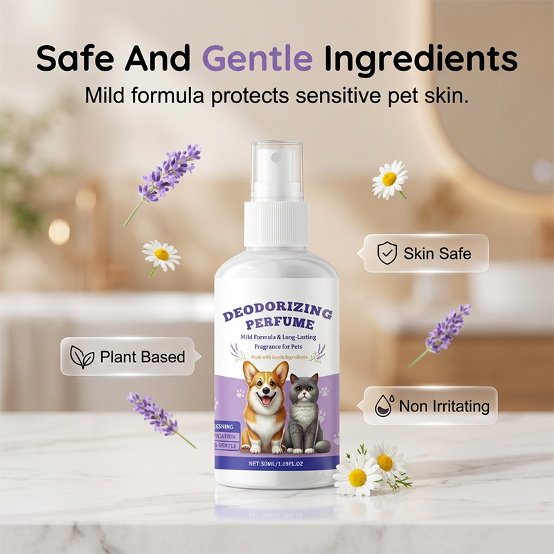 🌸 Spray profumato deodorante per animali domestici | Nebbia per pelo fresco