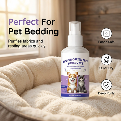 🌸 Spray profumato deodorante per animali domestici | Nebbia per pelo fresco