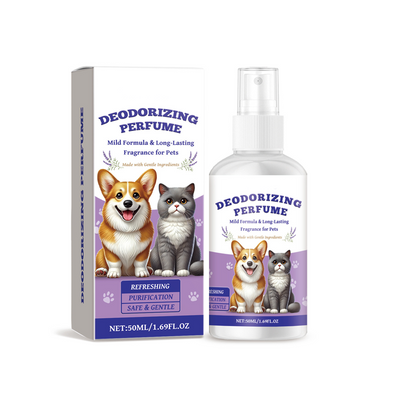🌸 Spray profumato deodorante per animali domestici | Nebbia per pelo fresco