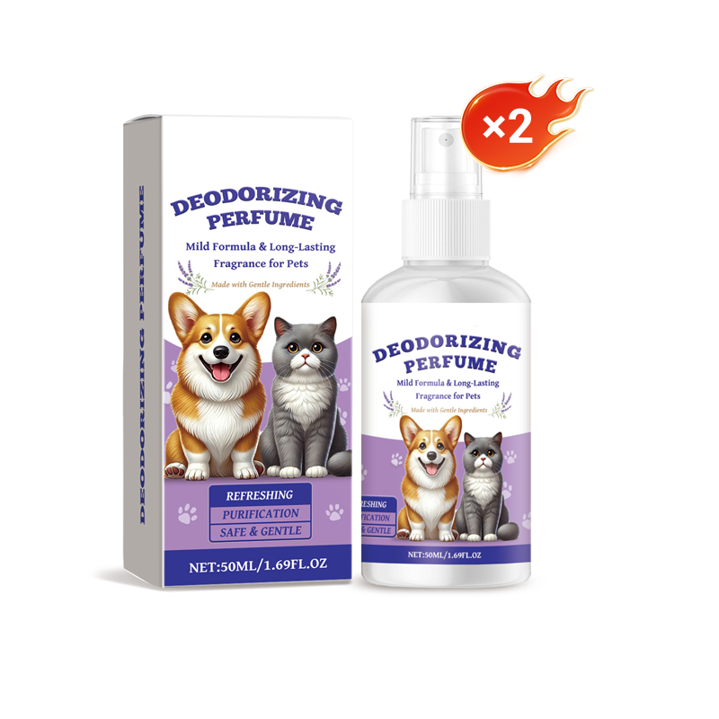 🌸 Spray profumato deodorante per animali domestici | Nebbia per pelo fresco