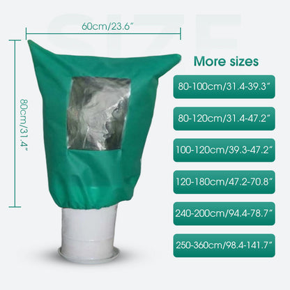 🌱 Risparmia il 50%! ❄️ Copertura protettiva per piante invernali – Cerniera e coulisse per protezione dal gelo ✨