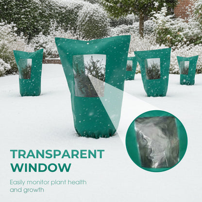 🌱 Risparmia il 50%! ❄️ Copertura protettiva per piante invernali – Cerniera e coulisse per protezione dal gelo ✨
