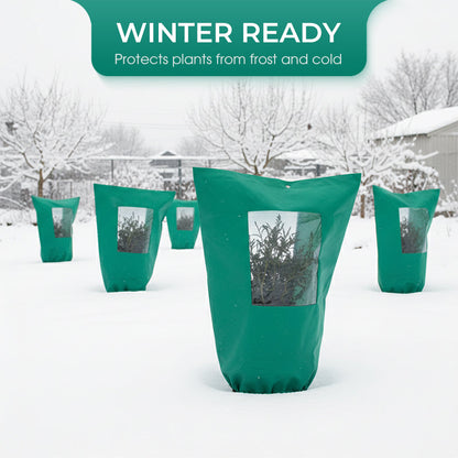 🌱 Risparmia il 50%! ❄️ Copertura protettiva per piante invernali – Cerniera e coulisse per protezione dal gelo ✨