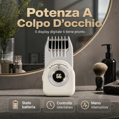 Rifinitore per capelli elettrico senza filo per uomo