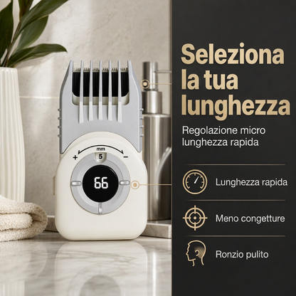 Rifinitore per capelli elettrico senza filo per uomo