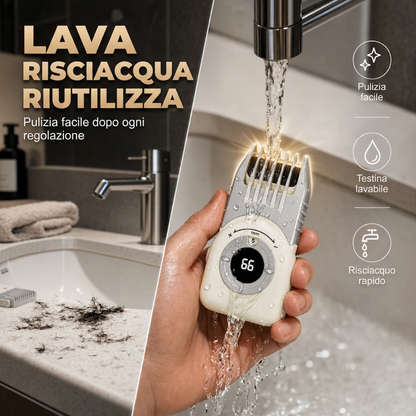 Rifinitore per capelli elettrico senza filo per uomo