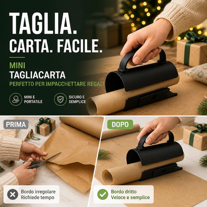 🎂Un fantastico strumento per tagliare la carta da regalo per uso domestico: uno strumento efficiente e pratico per la confezione manuale✂️