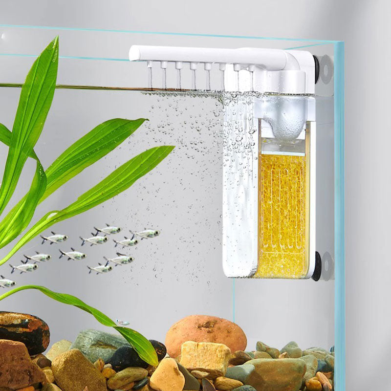 🐠50% di sconto! Filtro per acquario compatto – filtrazione, circolazione e aerazione in un unico dispositivo. Parti rimovibili, silenzioso, ideale per piccoli acquari! 💧✨