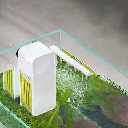 🐠50% di sconto! Filtro per acquario compatto – filtrazione, circolazione e aerazione in un unico dispositivo. Parti rimovibili, silenzioso, ideale per piccoli acquari! 💧✨