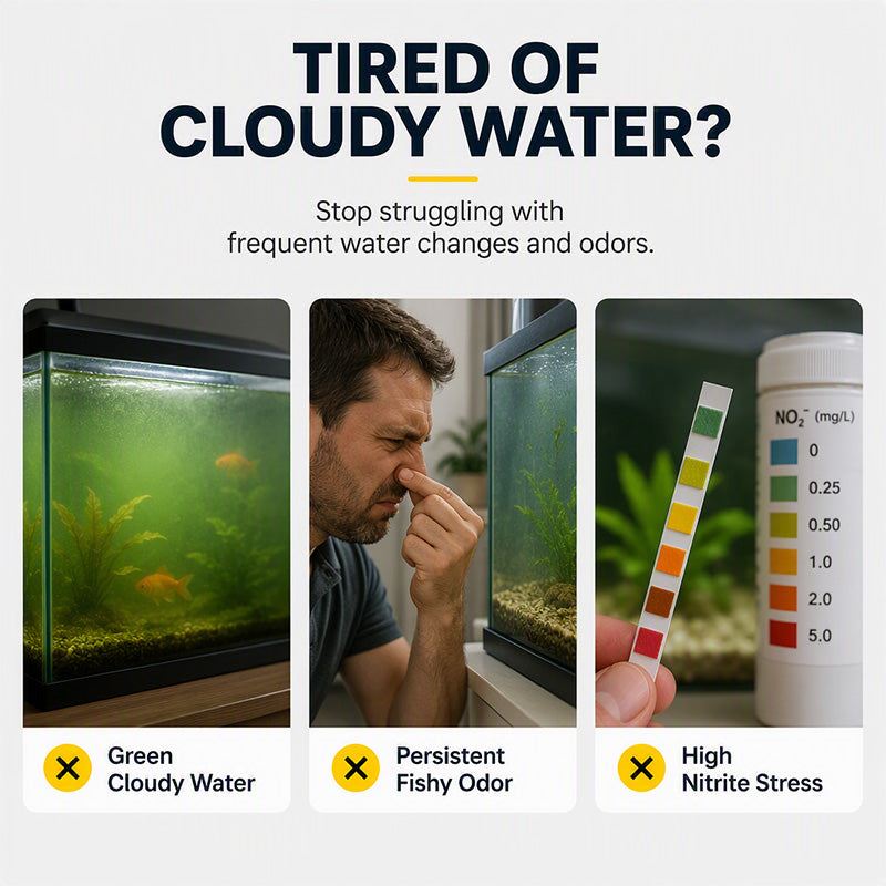 Compresse per la purificazione dell'acqua di acquario professionali