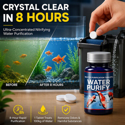 Compresse per la purificazione dell'acqua di acquario professionali
