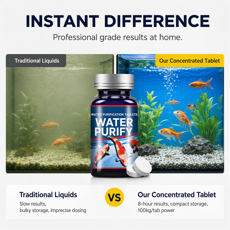 Compresse per la purificazione dell'acqua di acquario professionali