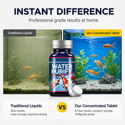 Compresse per la purificazione dell'acqua di acquario professionali