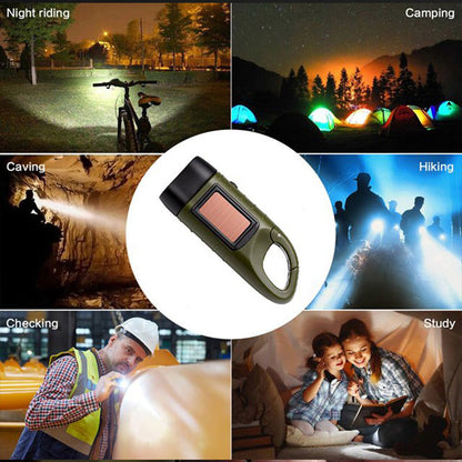 🔦50% DI SCONTO ORA! Luce ovunque! Torcia di emergenza a manovella solare senza batteria, luce di sopravvivenza a energia solare per campeggio, escursionismo e blackout