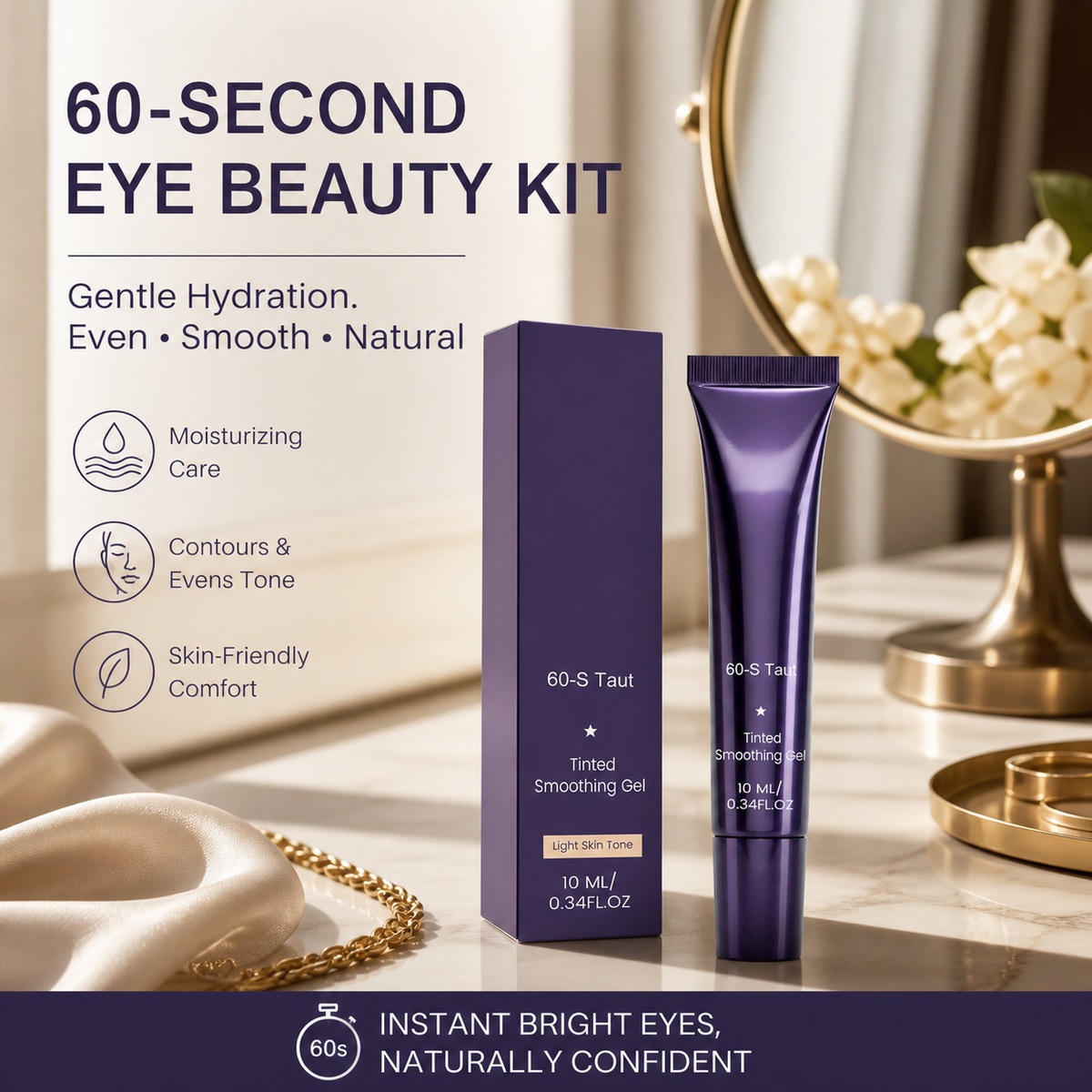 💰 Grandi risparmi - ACQUISTA 1 RICEVI 1 GRATIS🔥Set trucco occhi 60 secondi – Gel occhi rassodante colorato per gonfiori e borse sotto gli occhi