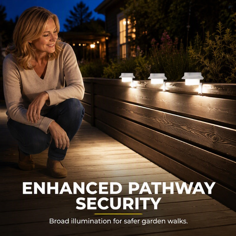 🌞 2+1 GRATIS! Lampada LED solare impermeabile per grondaie e pareti 🌞💡