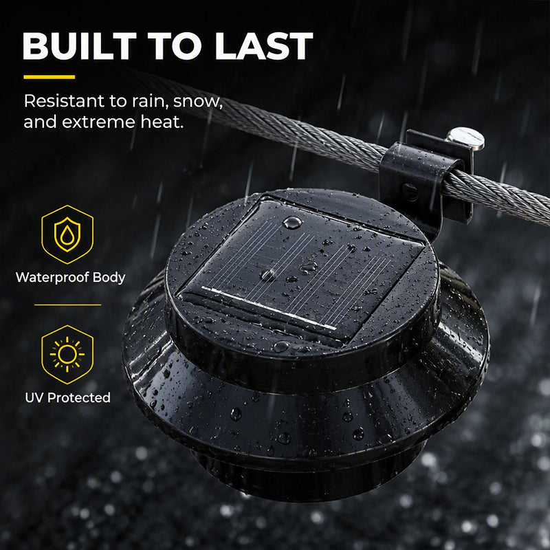 🌞 2+1 GRATIS! Lampada LED solare impermeabile per grondaie e pareti 🌞💡