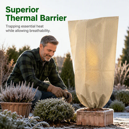 🌱 50% SCONTO – Protezione Piante dal Gelo | Tessuto non tessuto traspirante 80g | Protegge dal ghiaccio, neve e freddo | Resistente ai raggi UV | Per piante da giardino, in vaso e da balcone